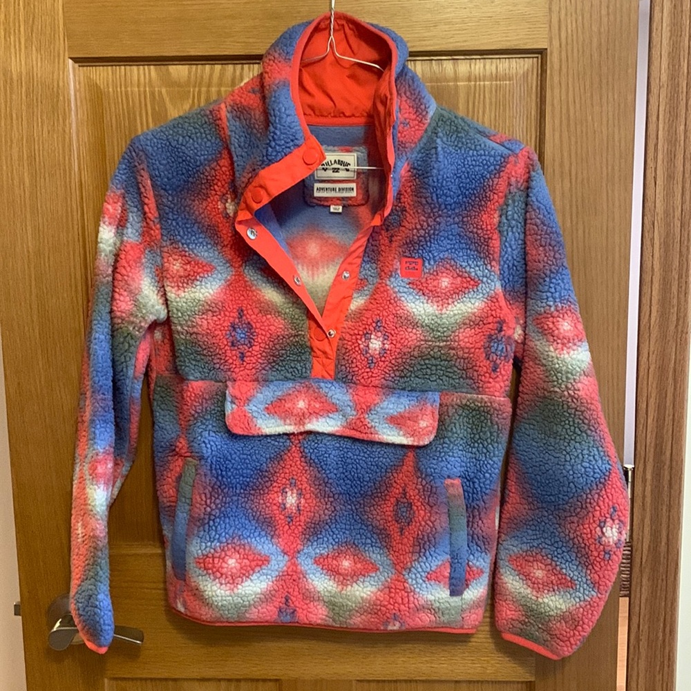 Billabong Multicolor Fleece Sweatshirt